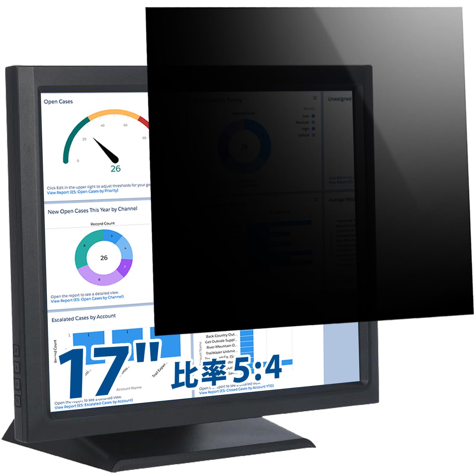 17インチ　保護フィルタ内蔵ディスプレイ Amazon.co.jp: Lifeinnotech 17インチ 5:4 覗き見防止 フィルター